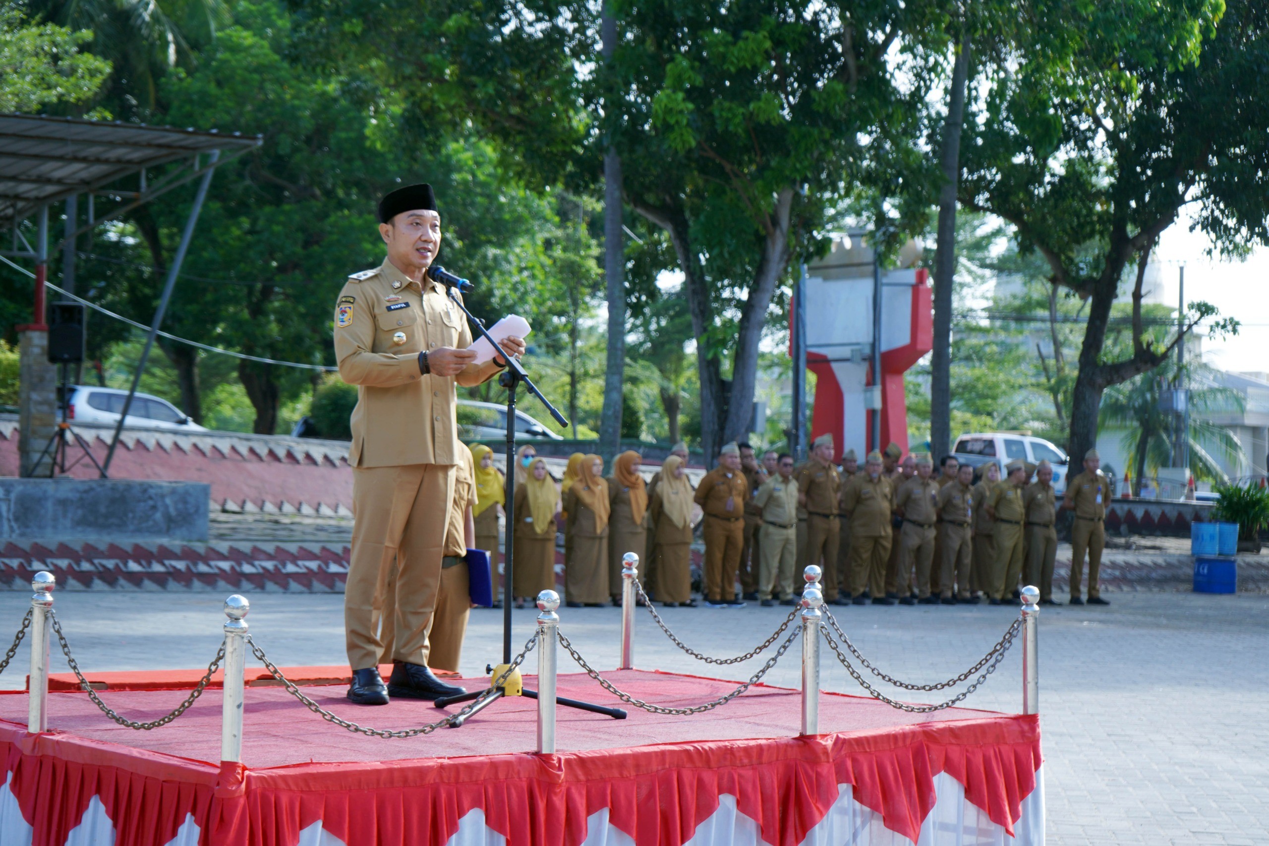 Pimpin Apel Perdana 2026, Wabup Syaiful Tegaskan ASN Harus Disiplin dan Berintegritas