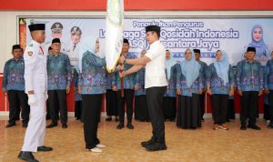 Pengukuhan Lasqi, Bupati Egi Minta Pengurus Berani Bermimpi Global