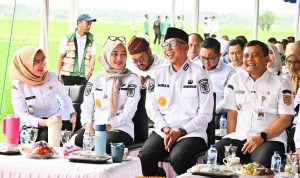 Dukung Program Ketahanan Pangan, Bupati dan Wakil Bupati Hadiri Panen Raya Nasional Bersama Presiden