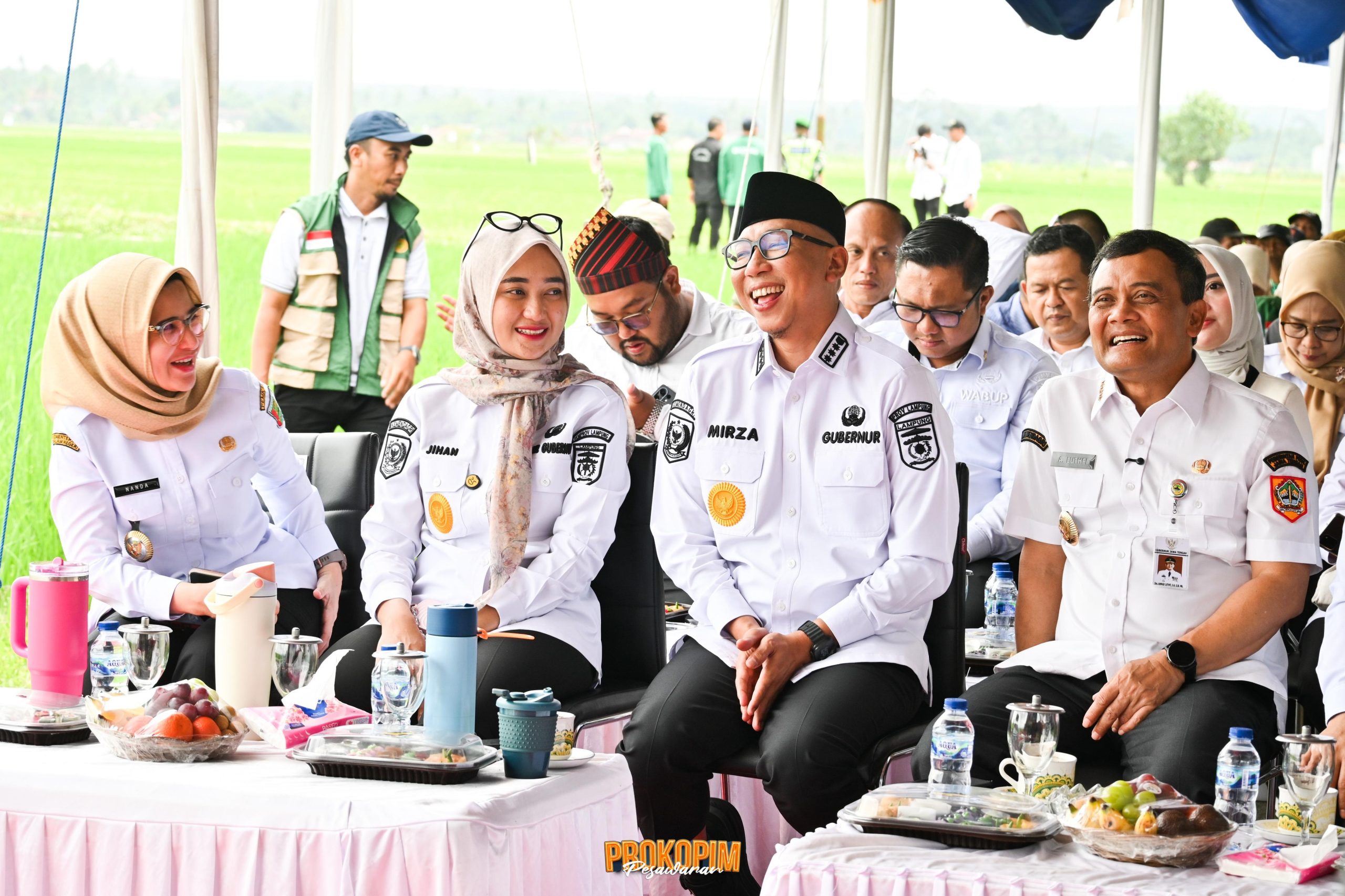 Dukung Program Ketahanan Pangan, Bupati dan Wakil Bupati Hadiri Panen Raya Nasional Bersama Presiden