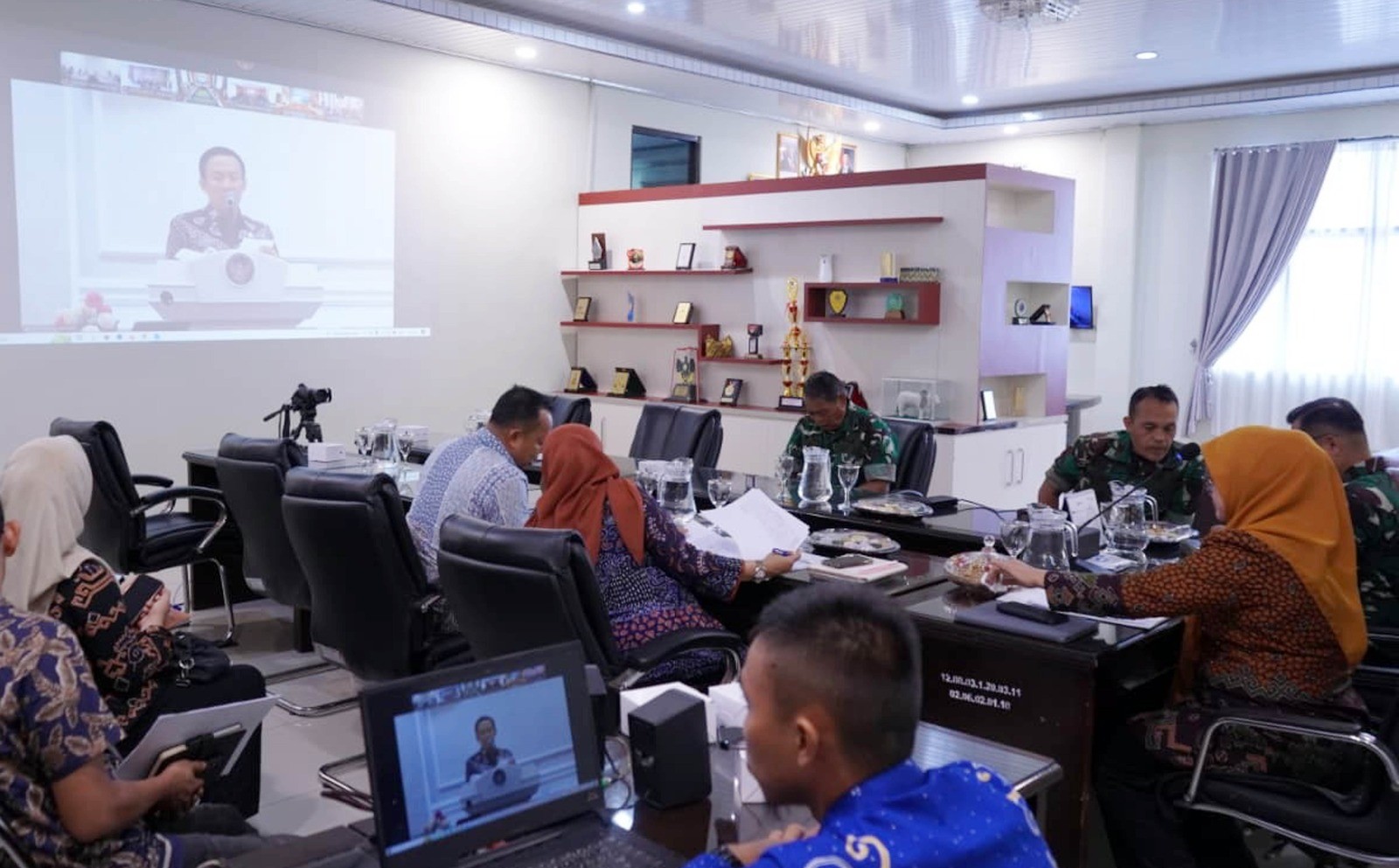 Pemkab Lampung Selatan Ikuti Rakor Percepatan Pembangunan Gerai dan Pergudangan Koperasi Merah Putih