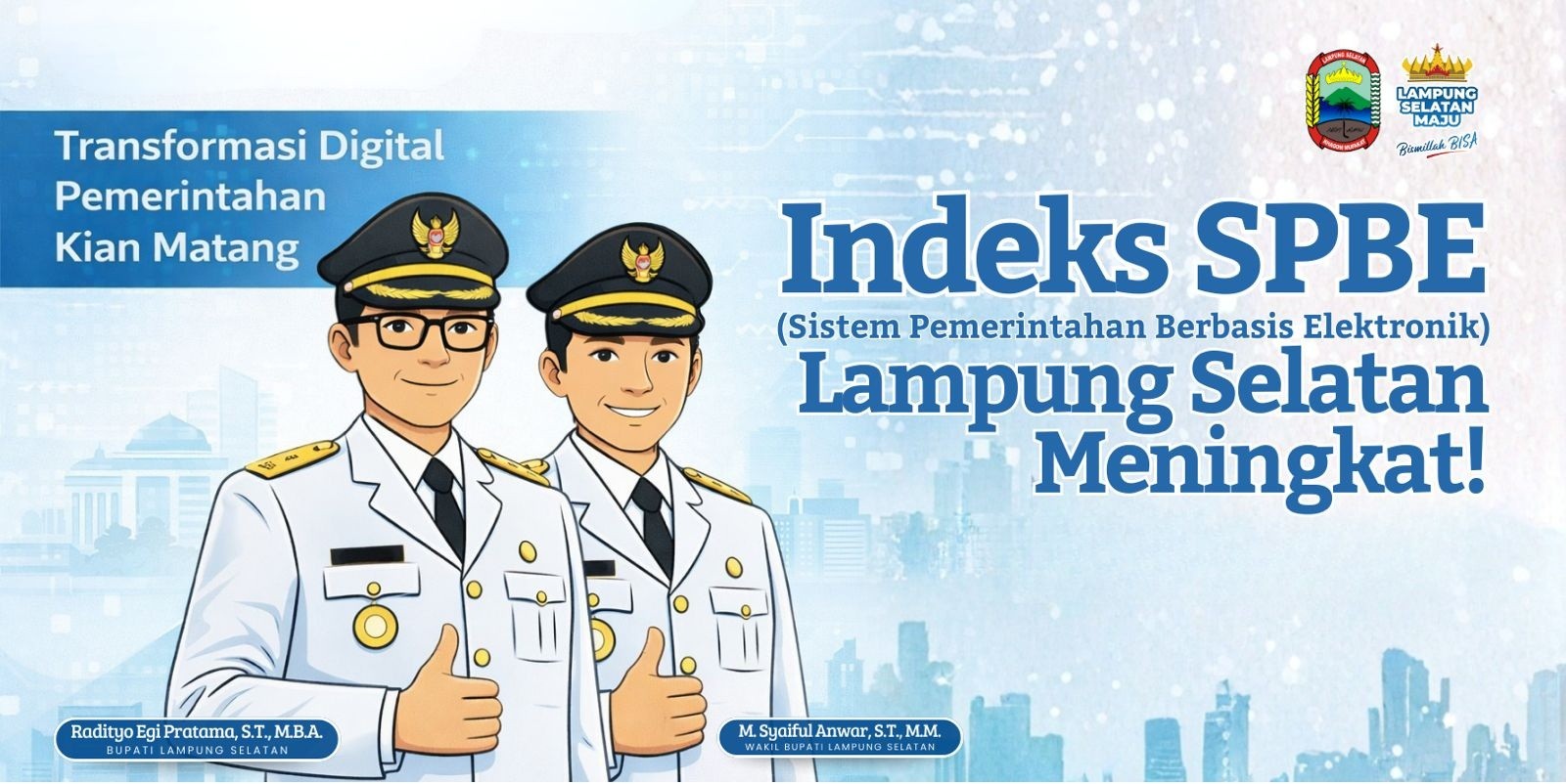 Indeks SPBE Lampung Selatan Naik Jadi 3,34, Transformasi Digital Pemerintahan Kian Matang
