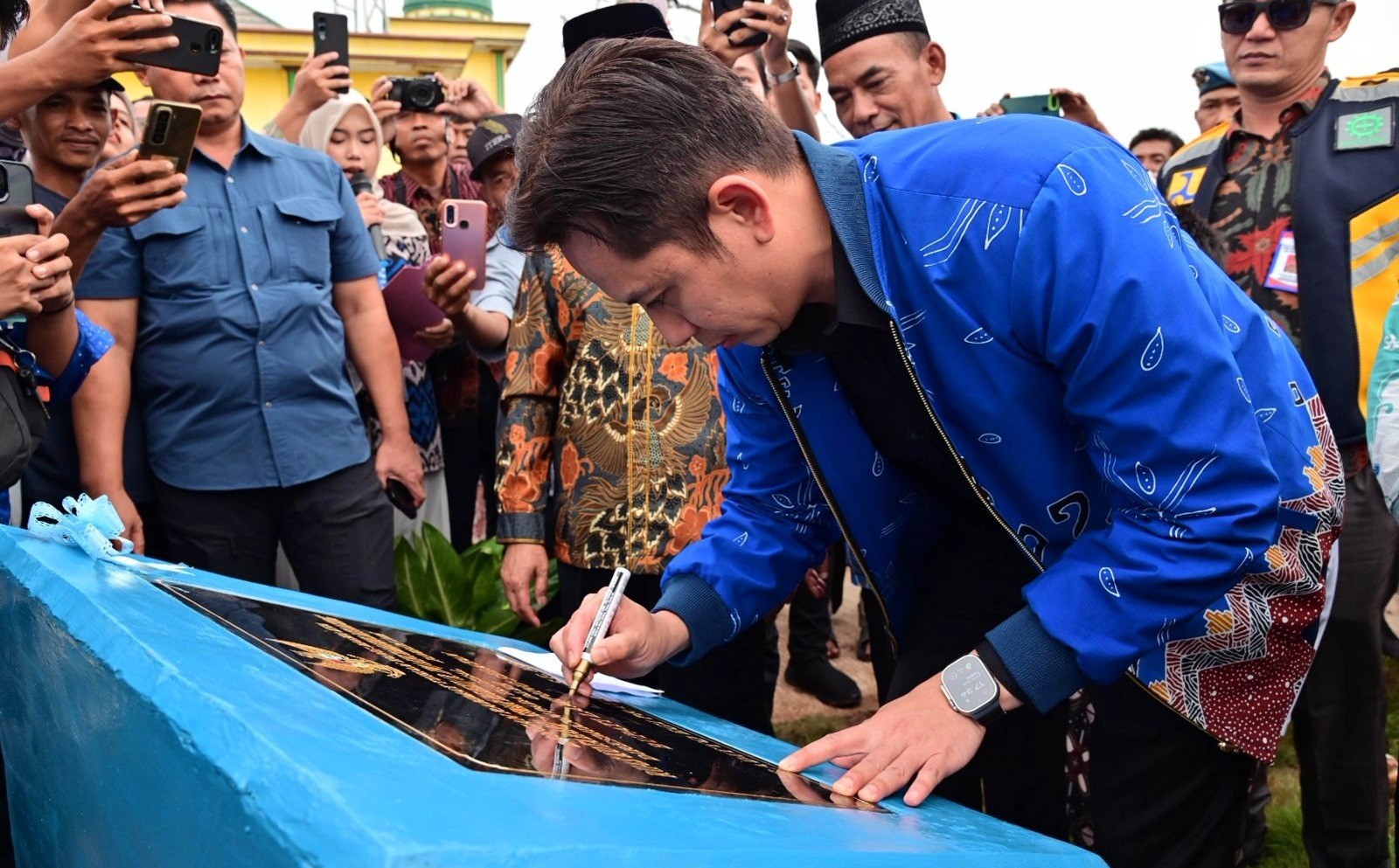 Jalan Kota Baru-Sinar Rejeki Diresmikan, Bupati Egi Tegaskan Pembangunan Jalan Bertahap dan Berkeadilan