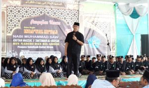 Peringatan Isra Mikraj di Tanjung Sari, Bupati Egi: Pesantren Fondasi SDM Unggul Penopang Pembangunan