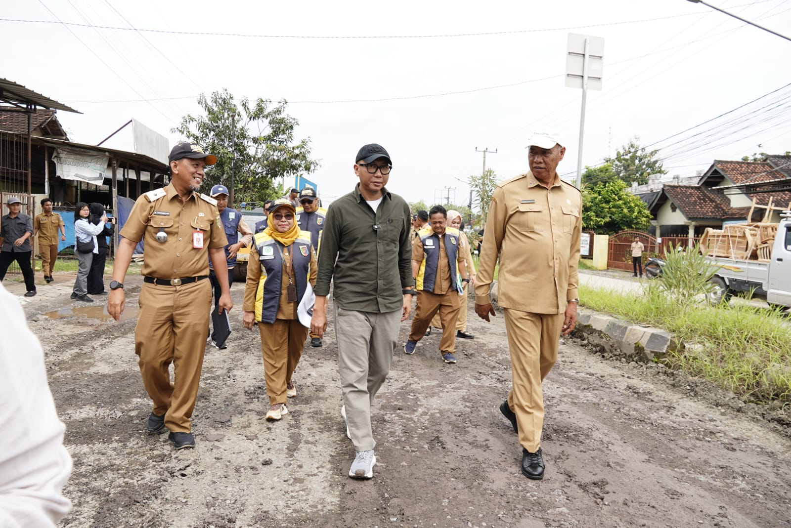 Gubernur Lampung Tinjau Jalur Ruas Penghubung Strategis Antara Kota Metro, Lamtim dan Lamteng