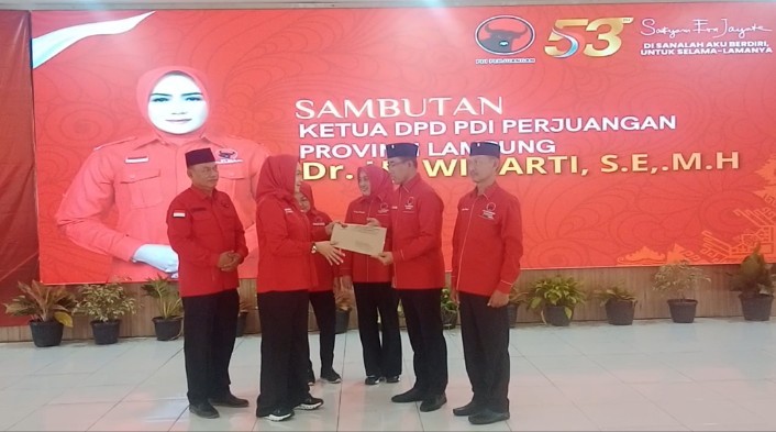 Ketua DPD PDIP Winarti Buka Musyawarah Anak Cabang SePesawaran