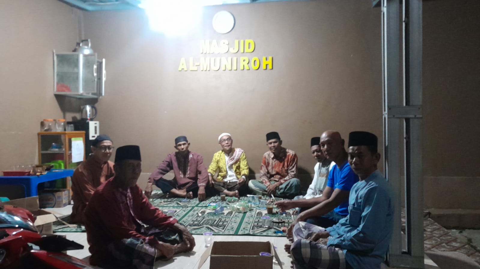 Safari Ramadhan,Kades Sukaraja Sambangi Masjid Al Hikmah Al Munaroh Sukaraja