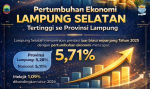 Pertumbuhan Ekonomi Lampung Selatan Meroket 5,71 Persen, Lampaui Provinsi dan Nasional