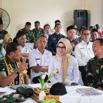 Bupati Nanda Dampingi Wasev Panglima TNI Tinjau TMMD Ke-127 Kodim 0421/Lampung Selatan