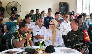 Bupati Nanda Dampingi Wasev Panglima TNI Tinjau TMMD Ke-127 Kodim 0421/Lampung Selatan