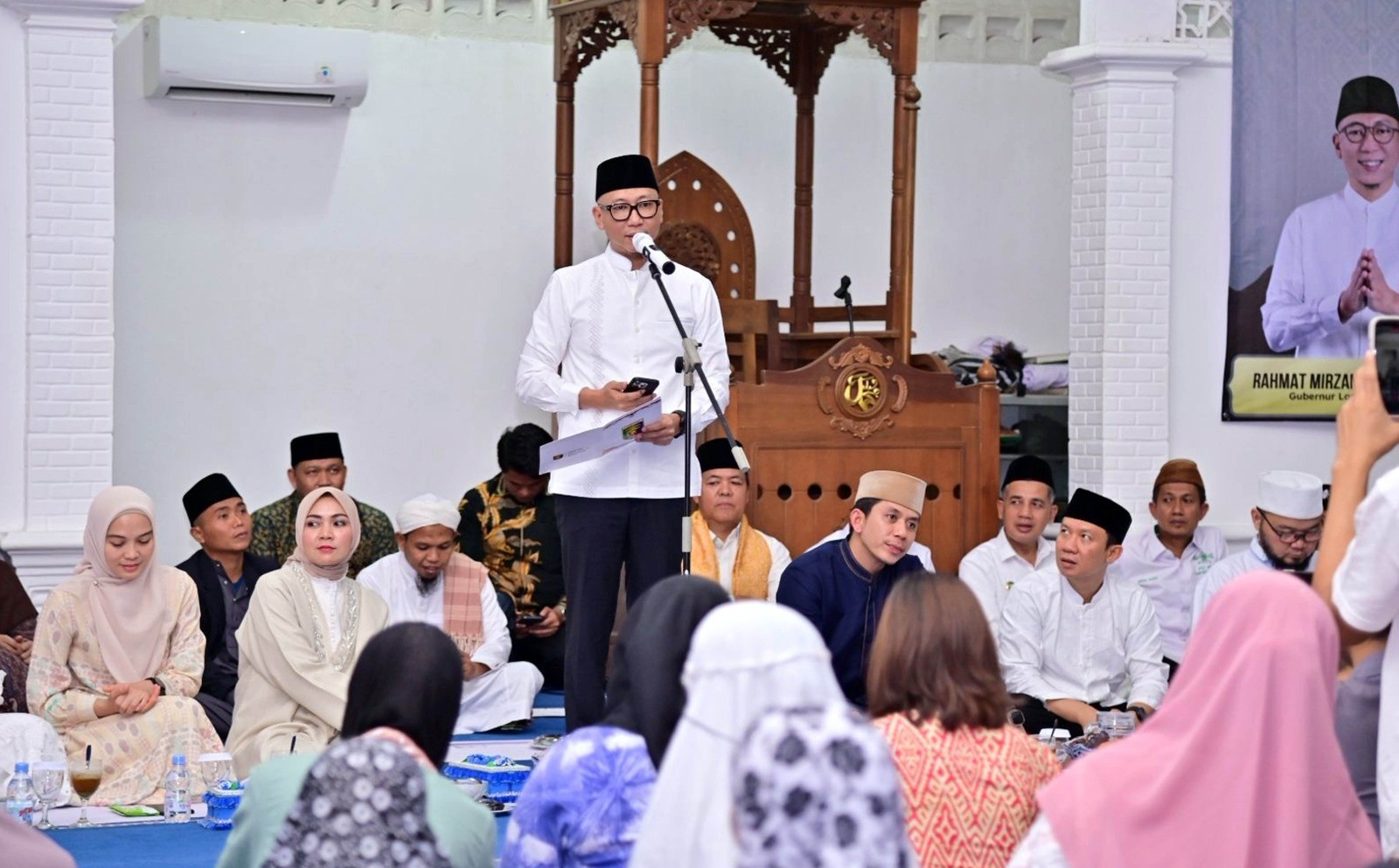 Safari Ramadhan Lamsel, Gubernur Ajak Masyarakat Bersatu