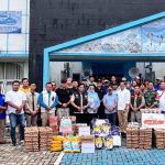 1.175 KK Korban Banjir di Empat Kecamatan Terima Bantuan Beras dan Sembako dari Pemkab Lampung Selatan dan 10 Perusahaan