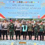 Bupati Nanda Indira Pimpin Apel Gelar Pasukan Operasi Ketupat Krakatau 2026