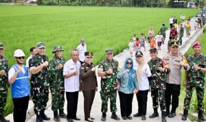Bupati Nanda Indira Dampingi Waaster Panglima TNI Brigjen TNI (Mar) Bambang Hadi Suseno, Evaluasi TMMD Ke 127 Kodim 0421/Lampung Selatan