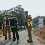 Gubernur Rahmad Mirza Djausal Tinjau Rencana Perbaikan Jalan Ruas Gedong Aji, Umbul Mesir 
