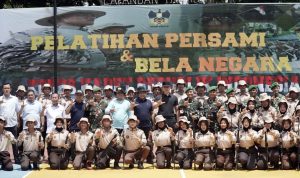 100 Pelajar Digembleng Bela Negara, Bupati Egi: Karakter Tak Bisa Digantikan AI