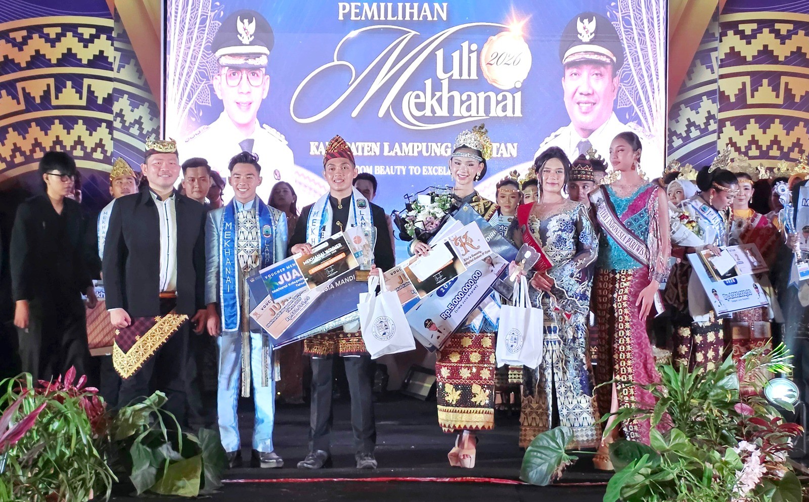 Malam Final, Maura dan Rizky Juara Muli Mekhanai Lampung Selatan 2026