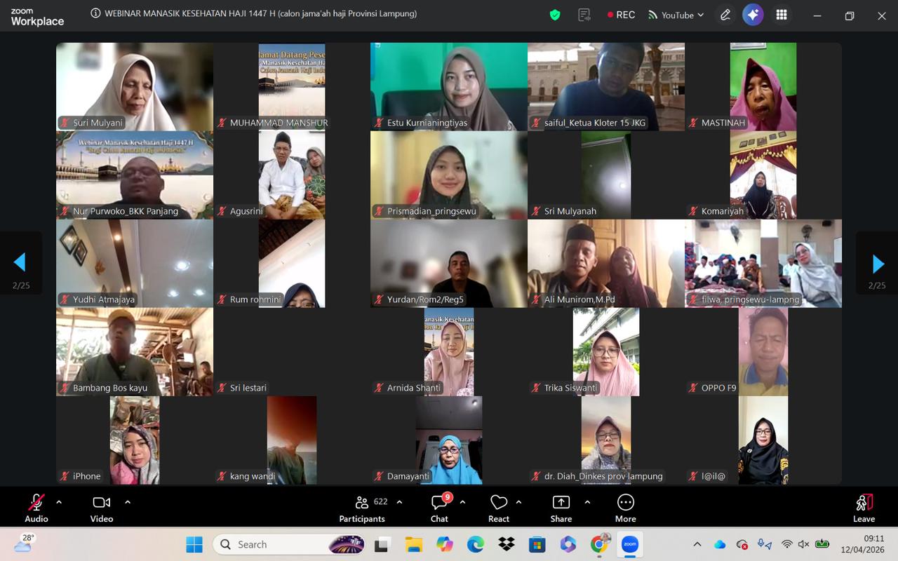 AKHI Gelar Webinar Manasik Kesehatan Haji 1447 H, Pesertanya Capai 800 Orang