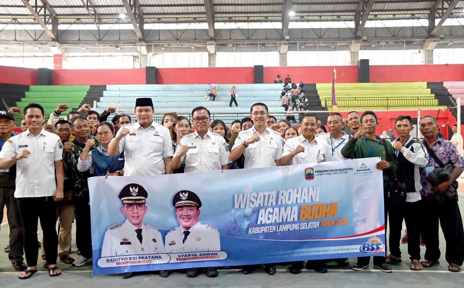 Rawat Kebinekaan, Pemkab Lampung Selatan Berangkatkan 90 Peserta Wisata Rohani Lintas Agama