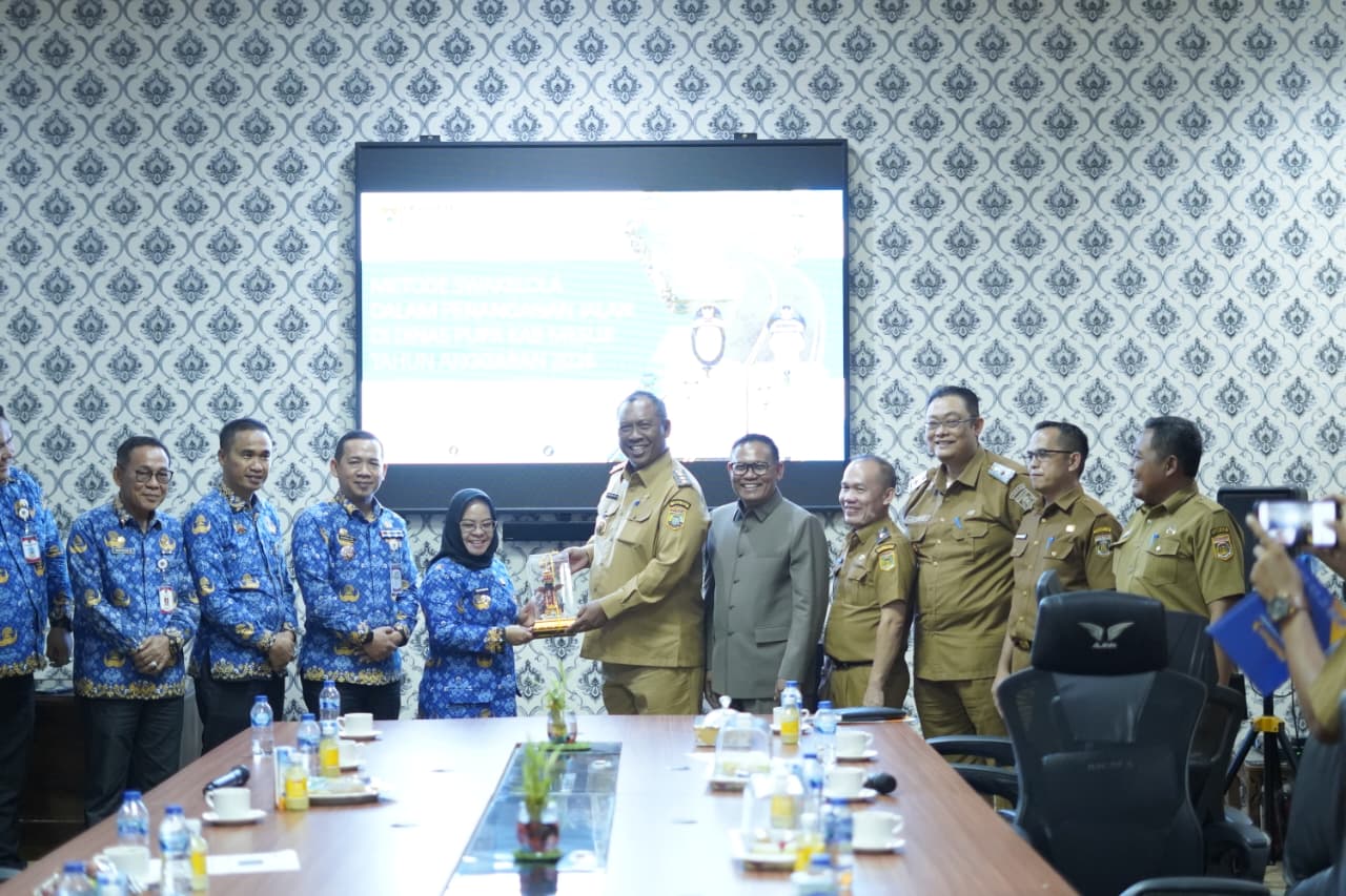Efisiensi Anggaran, Plt Bupati Lampung Tengah Pelajari Metode Swakelola Jalan di Kabupaten Mesuji