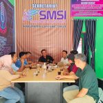 Usai Pindah Sekretariat, SMSI Lampung Timur  Laksanakan Rakor