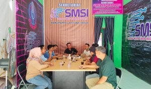 Usai Pindah Sekretariat, SMSI Lampung Timur  Laksanakan Rakor
