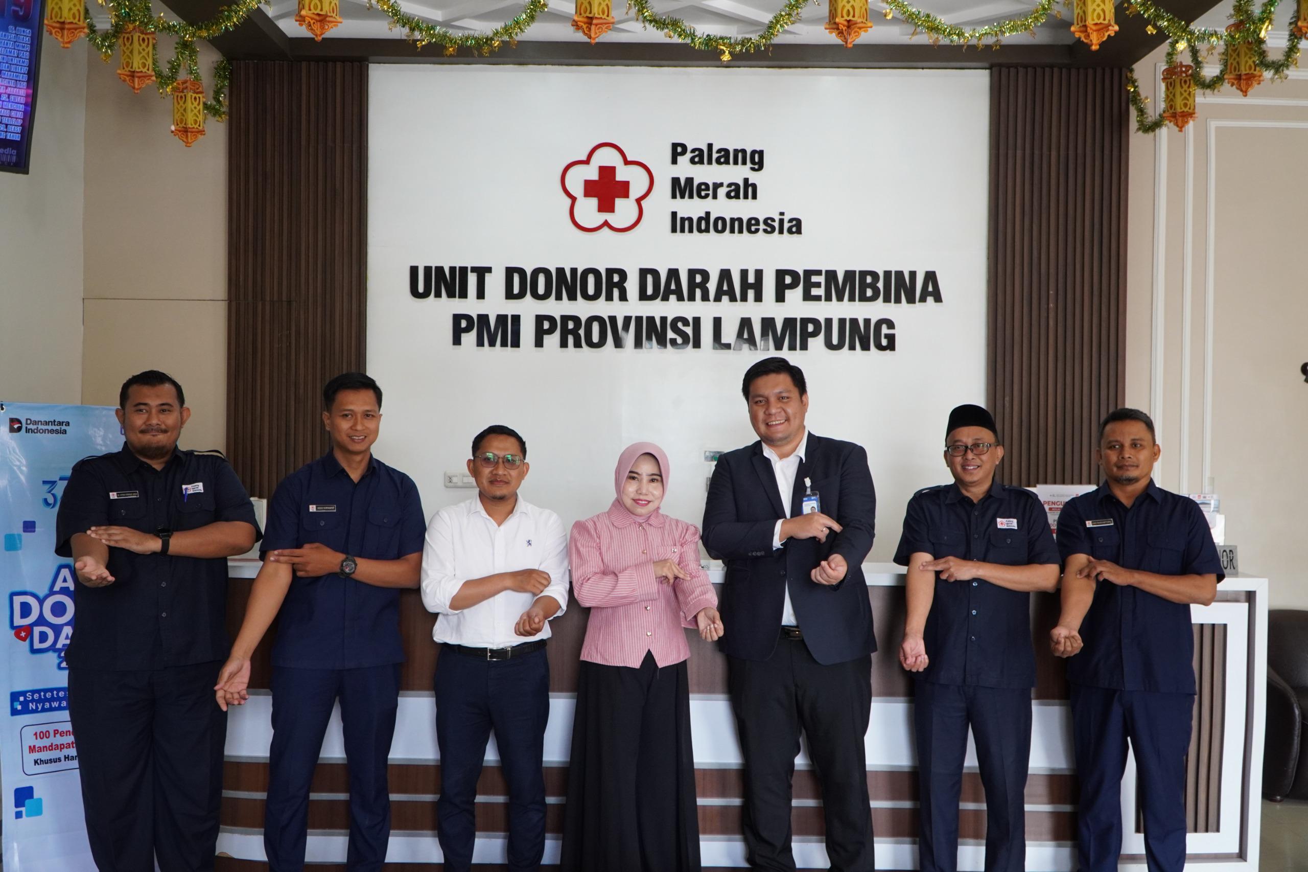 BRI Insurance (BRINS) Lampung Galang Donor Darah : Wujud Kepedulian Dalam Aksi Kemanusiaan