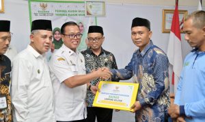 Baznas Lampung Selatan Salurkan Bantuan Produktif untuk UMKM dan Madrasah, Dorong Mustahik Naik Kelas Jadi Muzakki