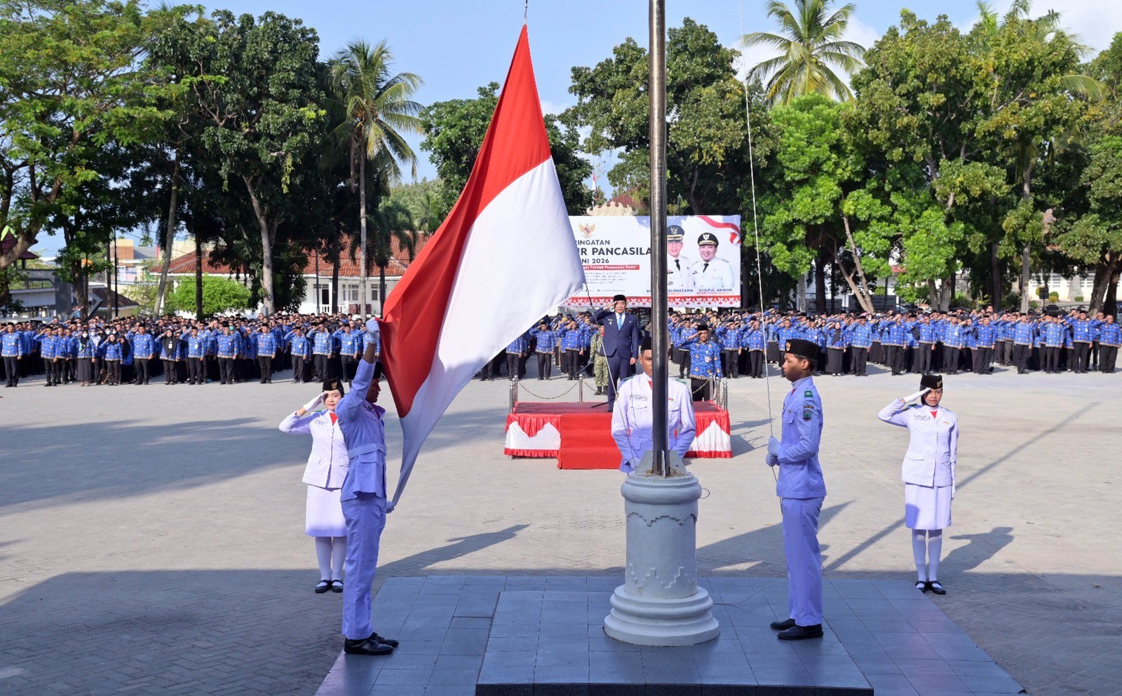Peringatan Hari Lahir Pancasila 2026: Wabup Syaiful Tegaskan Kebijakan Publik Harus Melindungi dan Berpihak kepada Rakyat Kecil