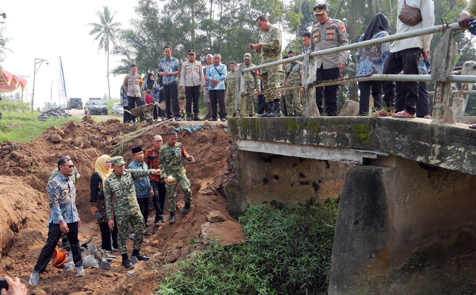 Sinergi Pemkab dan TNI: Pembangunan Jembatan Perintis Garuda di Lampung Selatan Dimulai, Akses Warga Kian Lancar