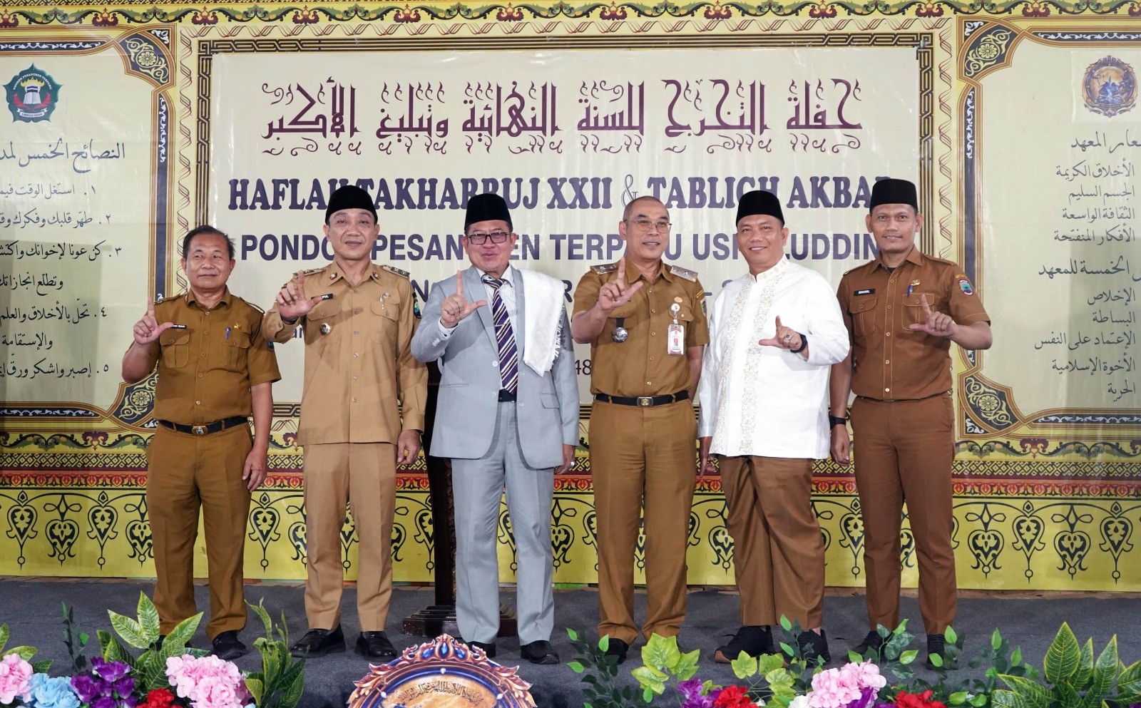 Wisuda Santri Ponpes Ushuluddin, Wabup Syaiful: Pesantren Pilar Penting Masa Depan Bangsa