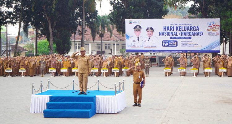 Peringatan Harganas ke-33, Pemkab Lampung Selatan Perkuat Komitmen Membangun Keluarga Berkualitas Menuju Indonesia Emas 2045