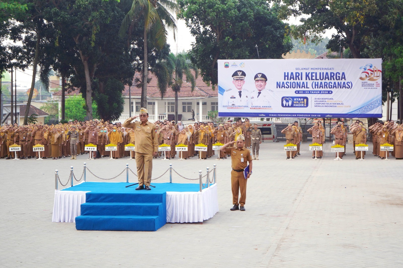 Peringatan Harganas ke-33, Pemkab Lampung Selatan Perkuat Komitmen Membangun Keluarga Berkualitas Menuju Indonesia Emas 2045