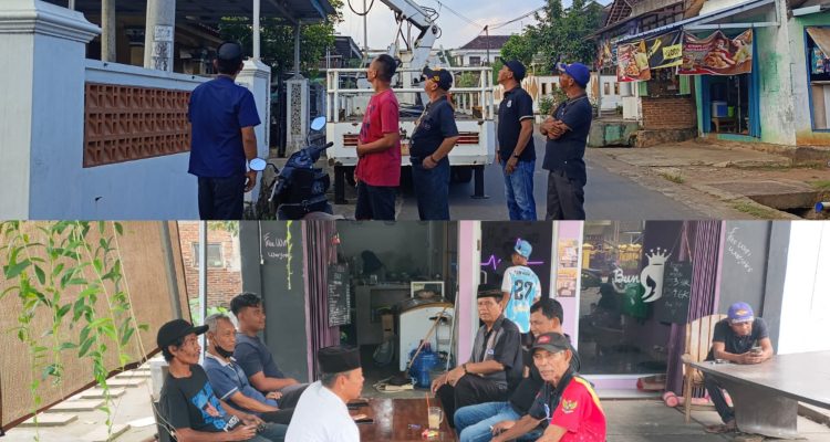 Kades Sukaraja Komandoi Langsung Pemasangan LampunJalan di Sukaraja 5
