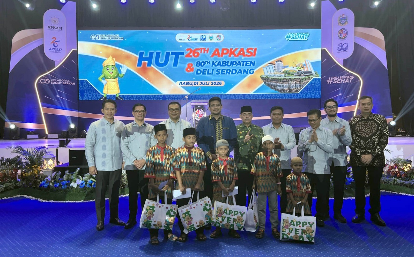 Perkuat Sinergi Antarkabupaten, Bupati Radityo Egi Pratama Hadiri HUT ke-26 Apkasi di Deli Serdang