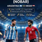 BPBD Pesawaran Gelar Nobar Argentina Vs Mesir, di Halaman Kantor