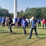 Semarak HUT Ke-19 Pesawaran Pemkab Gelar Apel Pembukaan dan Beragam Lomba Tradisional