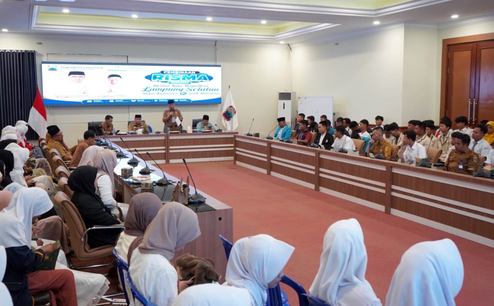 200 Remaja Islam Masjid Dibina, Pemkab Lampung Selatan Perkuat Karakter Religius dan Kepemimpinan Generasi Muda