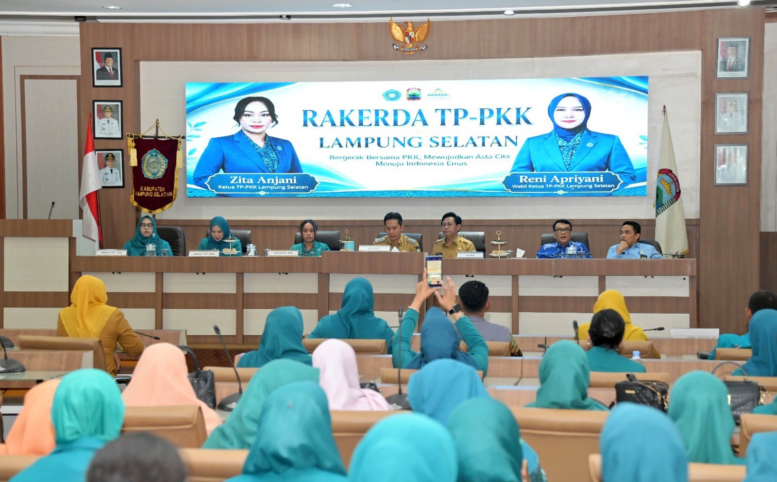 Bupati Egi Dorong TP PKK Jadi Garda Terdepan Gema HELAU, Bergerak Nyata dari Keluarga untuk Lampung Selatan