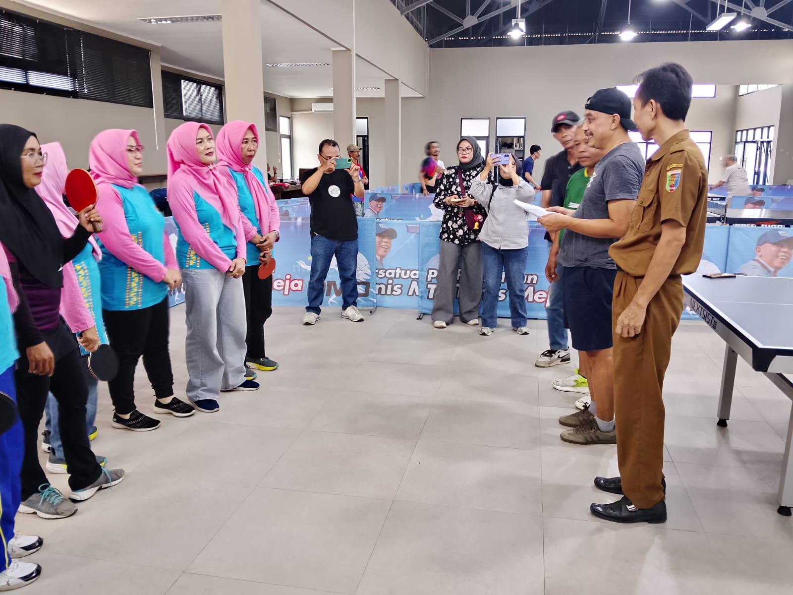 Atlit Tenis Meja PWI Lampung, Siap Rebut Emas Terbanyak Di Porwanas 2027