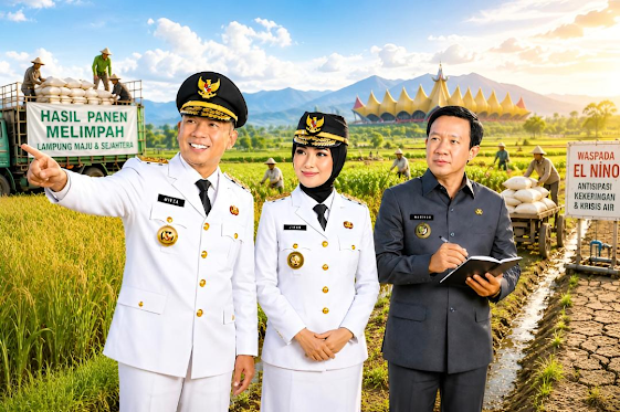 Gubernur Mirza Antisipasi El Nino dan Jaga Produktivitas Pertanian di Lampung