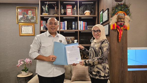 Usai Groundbreaking Bersama Gubernur, Bupati dan Sekdakab Way Kanan Langsung ‘Manjau’ Ke Kemenko Infrastruktur
