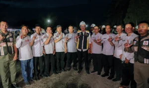 Awasi Pembangunan Jalan Way Kanan, Gubernur Pulang Subuh Awasi Pembangunan Jalan Way Kanan, Gubernur Pulang Subuh
